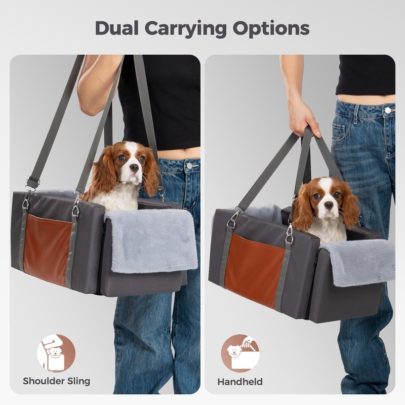 Avont Center Console Dog Car Seat, Armrest Middle Console Booster