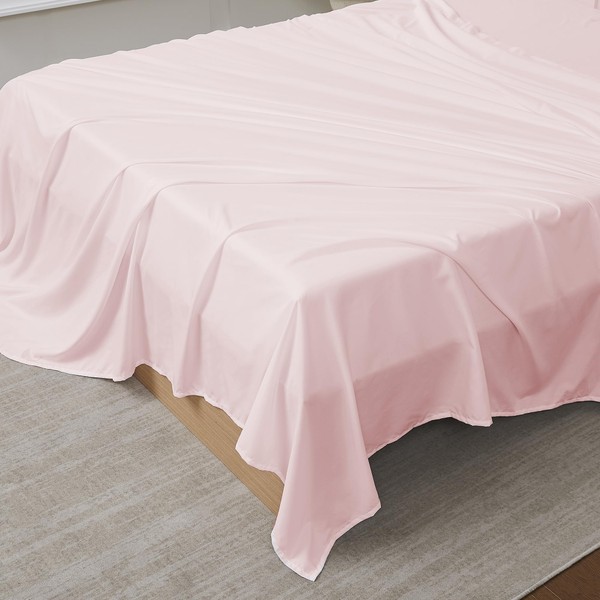 King Size Flat Sheet Only - Ultra Soft & Breathable