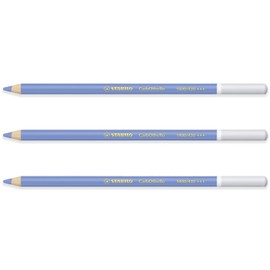 STABILO Chalk-Pastel Pencil CarbOthello - Pack of 3 - Ultramarine Middle (430)