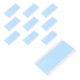 Tiardey Pack of 120 Hair Extensions Tapes, Waterproof Wig Band, Toupee Tape for Real Hair, Replacement - Blue