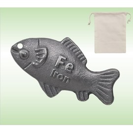 Iron Fish Cooking Tool, Natural Iron Supplement for Cooking, Great Cooking Gift for Men Women Vegans, 5+ Years Use and Supply