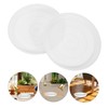 SUPVOX 2pcs Bird Feeding Basin Bird Water Bowls Outdoor Bird