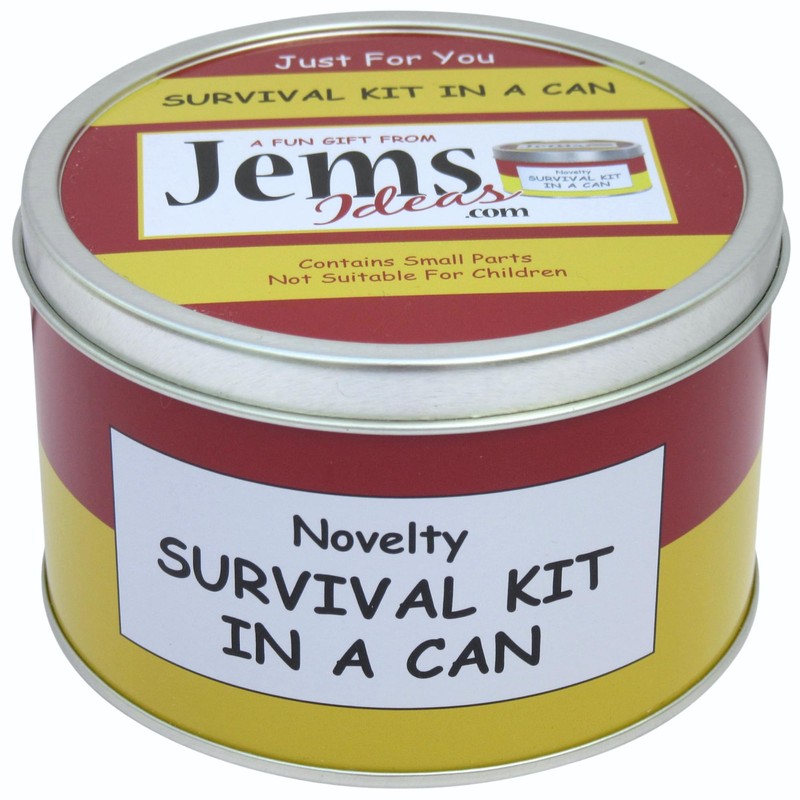 Survival Kit In A Can Anniversary Fun Novelty Gift for