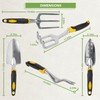 BLOSTM Gardening Tools Set 5 PCS - Heavy Duty Garden