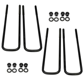 iiLentes 929-789 Rear Leaf Spring Axle U-Bolt Kit Compatible with Dodge Ram 2500 3500 1994-2002-9/16" X 3 in. X 15.75"