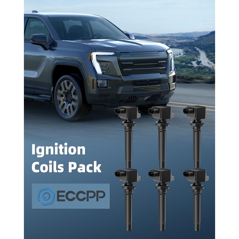 ECCPP ignition coils Pack of 6 UF562,coils packs,for Suzuki SX4