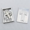 William Sturt Fine Pewter Pewter Bible Trinket Box with Faith/Cross,