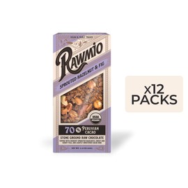 Rawmio Hazelnut & Fig Bark - 2.12 oz. - Raw, Organic, Vegan, Kosher - Pack of 12