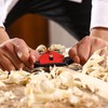 9'' Adjustable Spokeshave with Flat Base, Metal Blade Wood Working