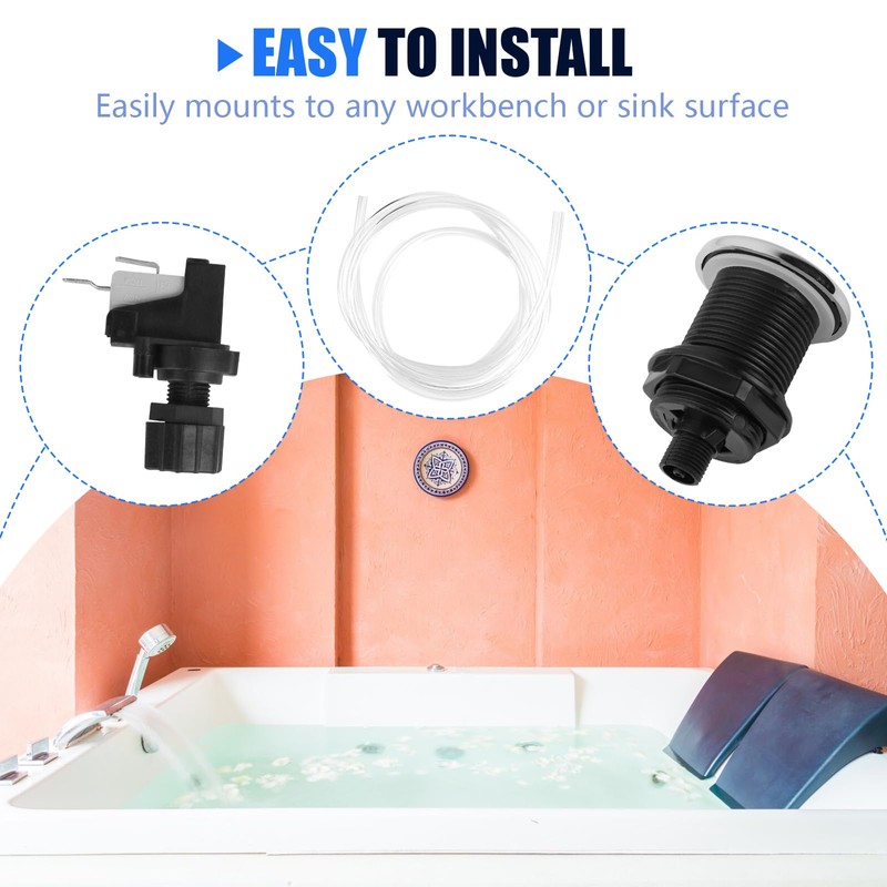 Fuoequl 16A On Off Push Button Switch Jetted Whirlpool Jet