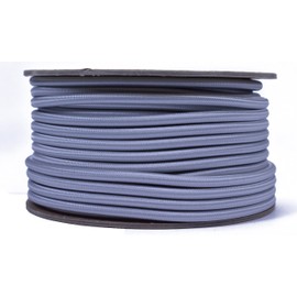 Silver Grey 3/16" Shock Cord 100 Foot Spool - Marine Grade Shock/Bungee/Stretch Cord 3/16 inch
