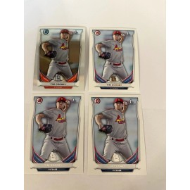 2014 BOWMAN PROSPECTS #BP44 TIM COONEY 1ST BOWMAN ST. LOUIS CARDINALS 4-card lot