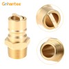 1/2" Gas Quick Connect Kit, Disconnect Connector with Male Insert
