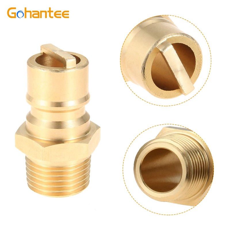 1/2" Gas Quick Connect Kit, Disconnect Connector with Male Insert