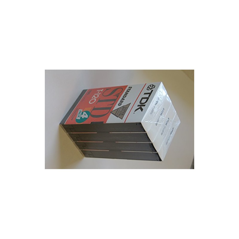 TDK Video Tape T120, Pk/4 (T-120RVS4)