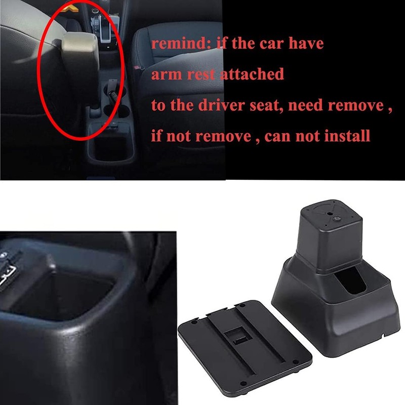 Console Armrest for Nissan Versa 2020-2024 Center Storage Box with