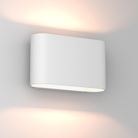 Aipsun Modern LED Wall Sconces 1 Pack Hardwired Interior Wall Lights Indoor Aluminum Up and Down Wall Mount Light for Living Room Bedroom Hallway Corridor Warm White 3000K(with G9 Bulbs)