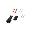 Partuto 2 Pin Waterproof Connector Plug, 2mm Series Male Female