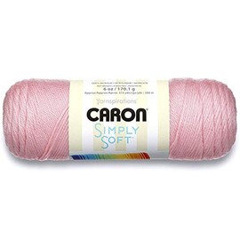 Caron Simply Soft Yarn, Soft Pink