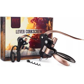 Damn Handy Products Rabbit Wine Bottle Opener Screwpull pressure Handle Corkscrew Set & Foil Cutter