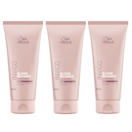 Invigo Wella Professionals Blonde Recharge Warm Blonde Conditioner 250 ml Each = 750 ml