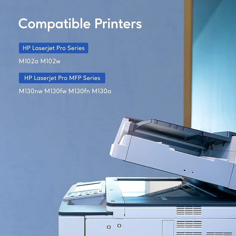 GOTOBY Black Drum 19A Compatible Drum Unit Replacement for HP