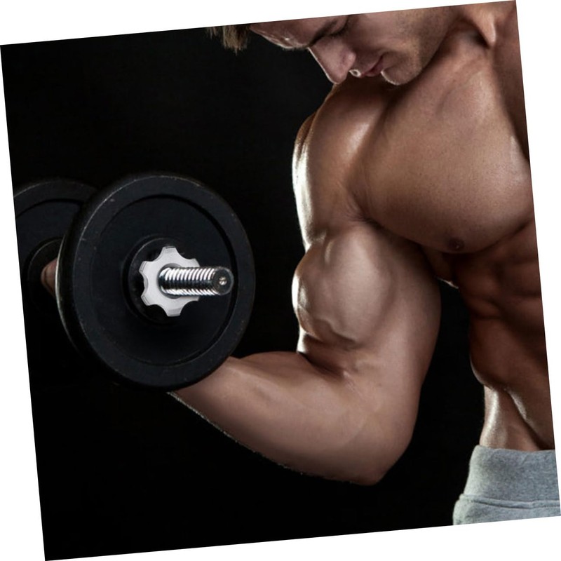 Gatuida 4Pcs Slip Barbell Collar Nuts for Dumbbell Weight Lifting