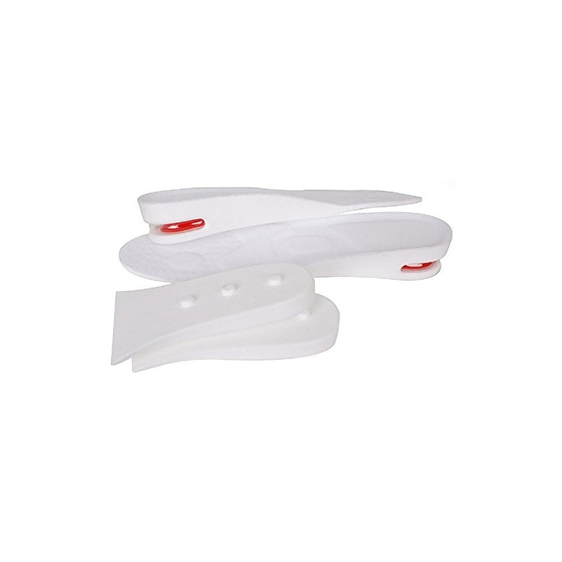 [White] White 2 Tier 5 cm Height Up Secret Insole
