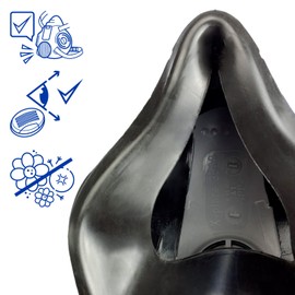 Dräger X-plore 3500 Safety Mask for Construction Work | Dust protection respirator for use with bayonet filters | Size M