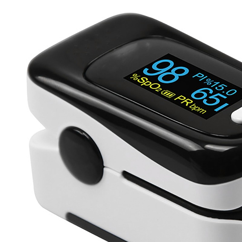 Fingertip Oximeter Portable SpO2 Monitor Blood Oxygen Saturation Meter for