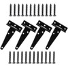Nsiwem Door Hinge Pack of 4 T-Hinge Cross Hinge Triangle