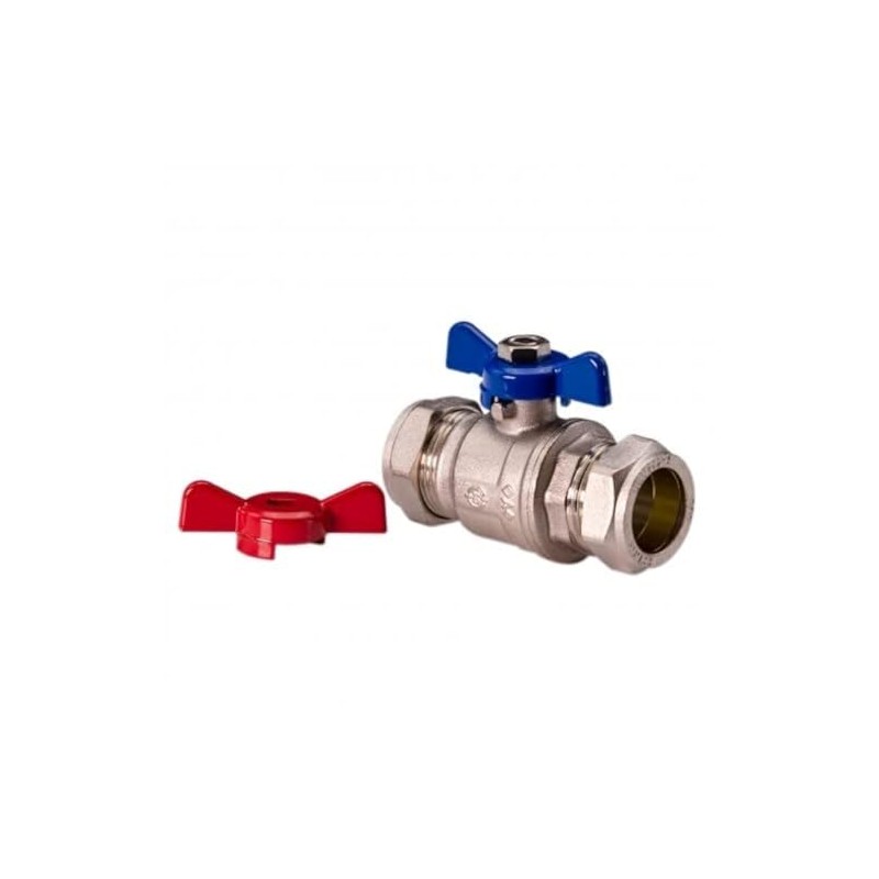 UKDD® 22mm Heavy Duty Full BORE Butterfly Ball Valve Thumb