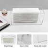 1Pack Acrylic Paper Towel Dispenser, Napkin Holder for Bathroom, Kitchen