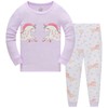 Girls Pyjamas Set Cotton Toddler Clothes Christmas Sleepwear Unicorn Printed