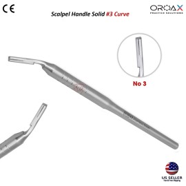 Oroax Corporation Surgical Scalpel Handle No 3 Dental Veterinary Stainless Steel Medical Knife - X1- Scalpel handle 3no CRV