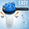 10 Inches Transparent Standard Whole House Water Filter System with