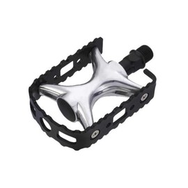 Raleigh - REA426 - Alloy Platform Bicycle Pedal with Steel Cage for Trekking and Leisure Cycling with 9/16 Inch Steel Axle in Black