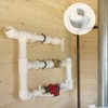 100 Packs 1/2 and 3/4 Inch PEX Clips, 16 mm