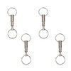 EDOBLUE 4 Pack Quick Release Detachable Pull Apart Keychain Pull-Apart