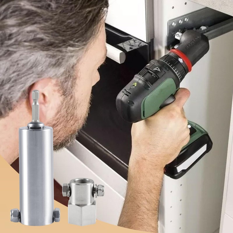 Yuqutum Stainless Steel Trailer Jack Electric Drill Adapter, Top- Wind