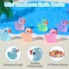 Pack of 100 Mini Luminous Ducks, 10 Colours Mini Ducks
