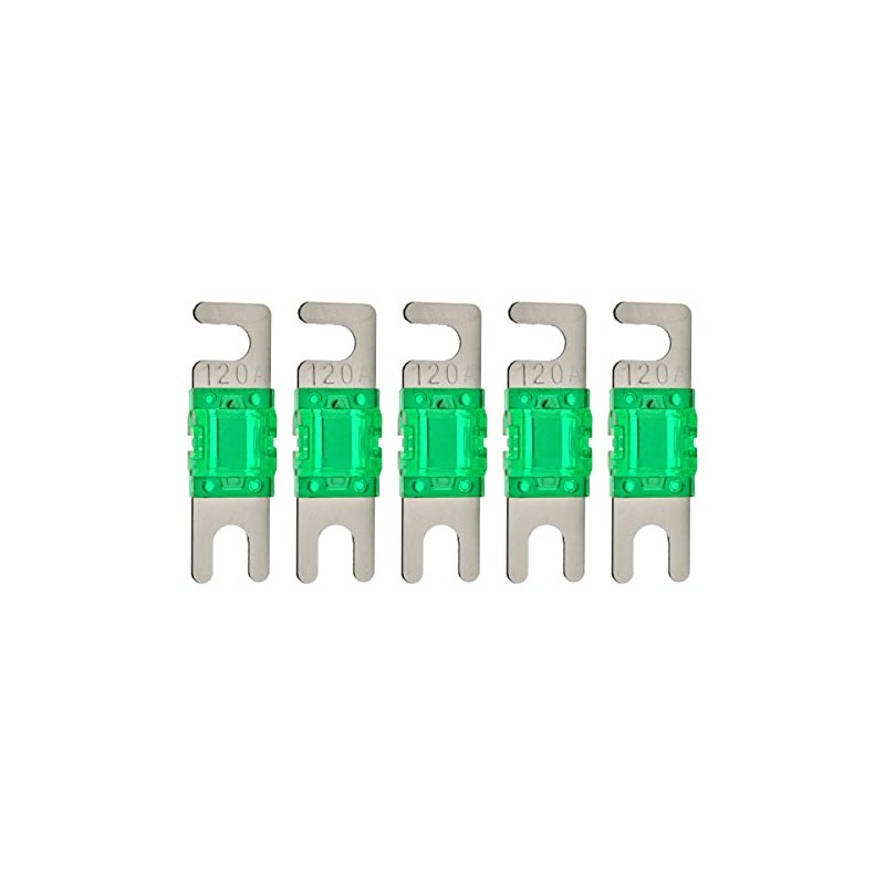 The Wires Zone Nickel Plated Inline 120 Amp Mini ANL
