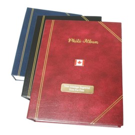 Canada Flag Photo Album 200 Slots 6x4 Photographs Free Engraving 628