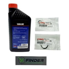 Yamaha Grizzly 90 (2019-2024) all Models AP Oil Change Kit Yamaha O-Rings Part#s BD3-E119B-00-00, BD3-E2843-00-00, 1 Quart All Purpose LUB-10W40-AP-12