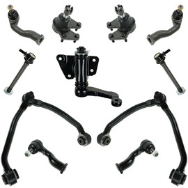 11 Piece Suspension Control Arm Tie Rod Kit Front for 95-02 Kia Sportage