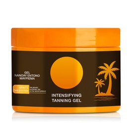 Intensive Tanning Gel, Natural Tanning Accelerator Cream Gel, Hydrating Natural Ingredients for Long Lasting Dark Tan(150g/5.29oz)