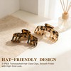 2 Pack Large Hat Hair Clips for Women, Acetate Claw