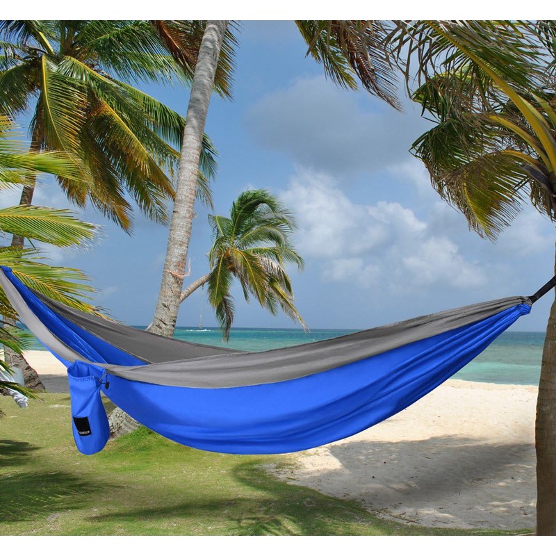 Gold Armour Camping Hammock with Bug Net - XL Double