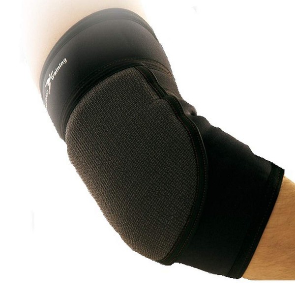 Precision Training Neoprene Padded Elbow Support - Black/Red, X-Large