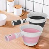 Hopbucan 2 Pack Foldable Water Ladle, Collapsible Water Scoop Dipper,